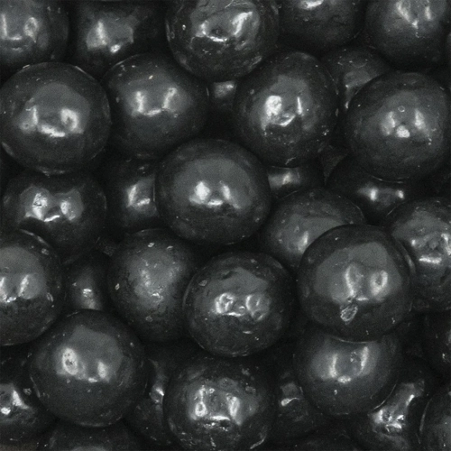 5020 Sort Kugle Af Lakrids Med Hvid Chokolade