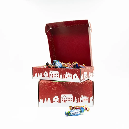 Bolsjekonen 1000X1000px Julekasse Stackt Åben